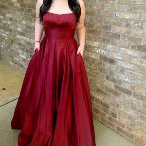 Prom Dress, Blondie Nites by Stacy Sklar,Color: Dark Burgundy